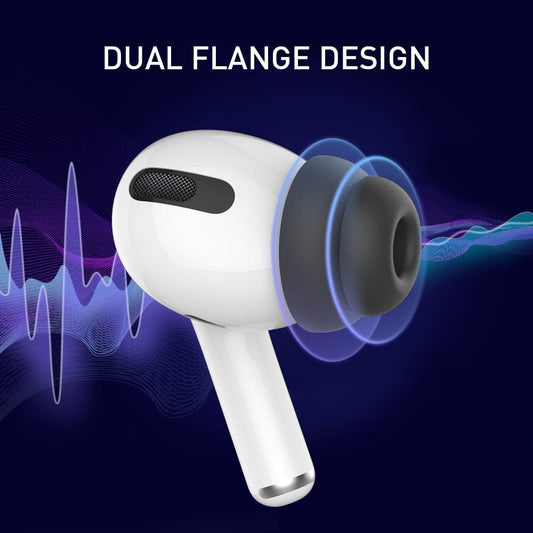 Delidigi for 6 Pairs AirPods Pro 2nd/1st Generation Replacement Ear Tips,Noise Reduction Silicone Earbuds Earplug Accessories Built-in Dust Guard Screen&Fit in The Charging Case S/M/L Size