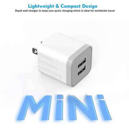 iPhone Fast Charger,Fast Adapter i Phone 2Pack Dual Port USB Wall Charger Apple Fast Charging 10FT Long Lightning Cable Cord Double Adapter Plug Block for iPhone 14/13/12/11 Pro Max XS XR X 8 7 6 iPad