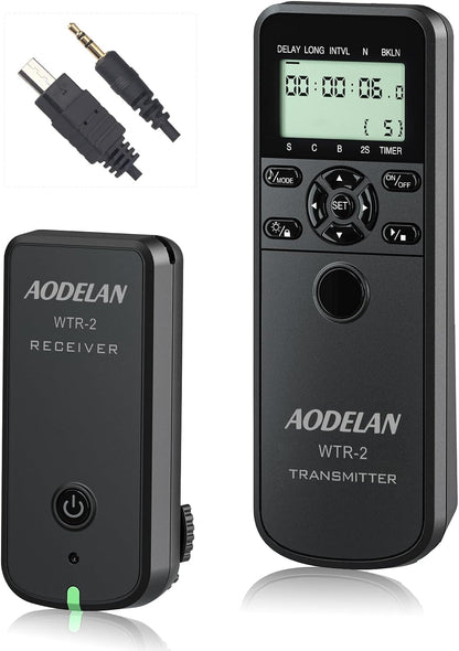 Wireless Shutter Camera Remote Intervalometer Timer Compatible with Sony a9, a9M2, a7, a7M2, a7M3, a7RM2, a7RM4, a7SM2, a6600, a6500, a6400, a6100, ZV-1; Replaces Sony RM-SPR1 Cable