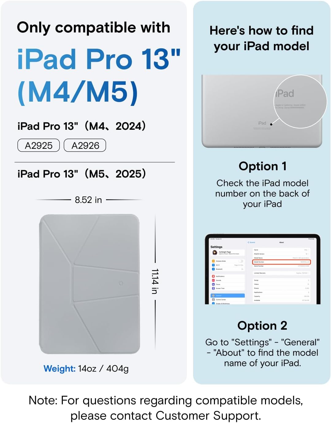 MOFT Dynamic Folio Case for iPad Pro 13-inch(M5 2025/M4 2024), Silm Magnetic Stand Case with 20+ Viewing Angles, Auto Wake/Sleep, Ultra Thin, Cement x Sapphire