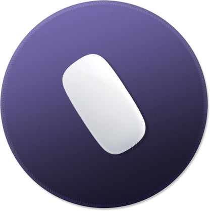 ITNRSIIET Mouse Pad Non-Slip Rubber Base Smooth Surface Stitched Edges Waterproof Durable Compatible with All Mice for Office & Gaming, Desk Accessory, Diameter 8.7 inch, Violet Gradient