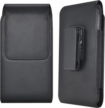 Galaxy S25 Ultra S24 S23 S22 S21 Note 20 Ultra Phone Holster Holder Phone Belt Clip Case PU Leather Pouch for Samsung Galaxy A03S A16 A15 A14 A13 A12 A23 A32 A35 A34 5G, Google Pixel 8 7 6 Pro