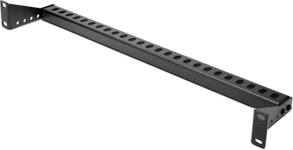 StarTech.com 1U Rack Mountable Cable Lacing Bar w/Adjustable Depth, Cable Support Guide for Organized 19" Racks/Cabinets, Horizontal Cable Guide for Patch Panels/Switches/PDUs (12S-Cable-Lacing-BAR)