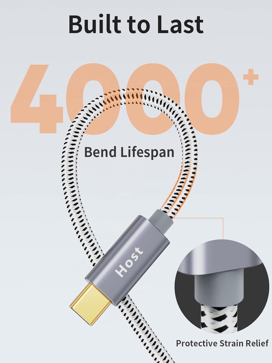 CableCreation 3.3ft*2 USB C to Micro B Cable,10Gbps Speed External Hard Drive Braided,USB 3.1 Type C to Micro B Work for iPhone 15 Series,Seagate WD Westgate My Passport,MacBook Pro,iPad/Tablet,Grey