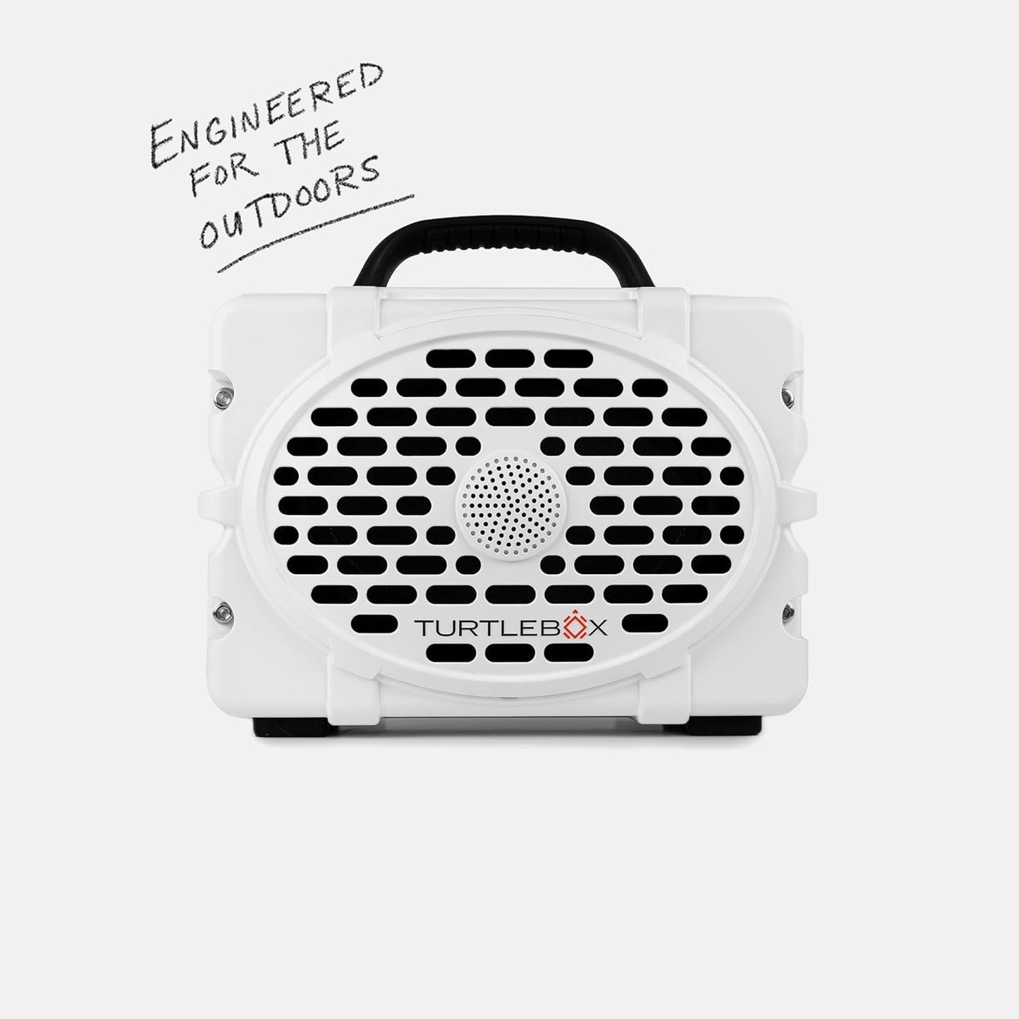 Turtlebox Original Gen 3: Portable Outdoor Bluetooth Speaker – Ultra-Loud (120dB), Waterproof (IP67), Rugged, Impact-Resistant, 3-Day Battery | Party Mode: Unlimited Pairing Stereo, White/Navy