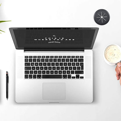 Aifeier ET 2PCS Desk Grommet 2 Inch/50mm Rubber Cable Wire Grommet Cable Hole Cover for Managing and Hiding Office PC Desk Cable Cord (Black)