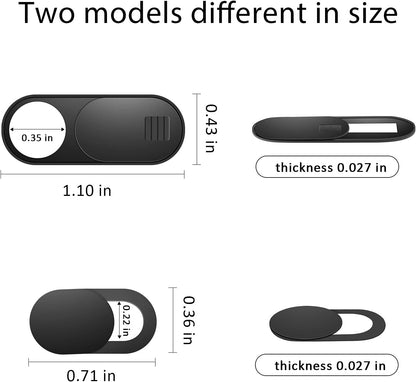 Laptop Camera Cover Slide, 12 Pack Webcam Cover, Phone Camera Cover, Ultra-Thin Computer Slide - Fits Most Laptop, Desktop, PC, Tablet, Smartphone to Protect Your Privacy and Security