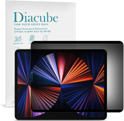 Magnetic 4-Way 360 Degree Privacy Screen Protector for iPad Pro 6th/5th/4th/3rd Generation 12.9 Inch, Removable Reusable Anti-Spy Anti-Glare Anti-Fingerprint [Landscape and Portrait Mode at