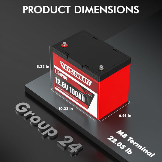 12V 100Ah LiFePO4 Battery with Bluetooth, 12V Lithium Battery Built in 100A BMS Support Real-Time Monitoring, 12V 100Ah LiFePO4 for Trolling Motor, RV, Solar, Off-Grid