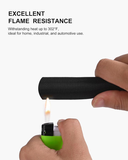 Secbolt Cord Protectors from Pets No Chew, 10ft - 1 inch Ultra Durable Cord Covers for Pets, Bite-Resistant Cable and Wire Protector for Cats, Dogs, Rabbits - Black