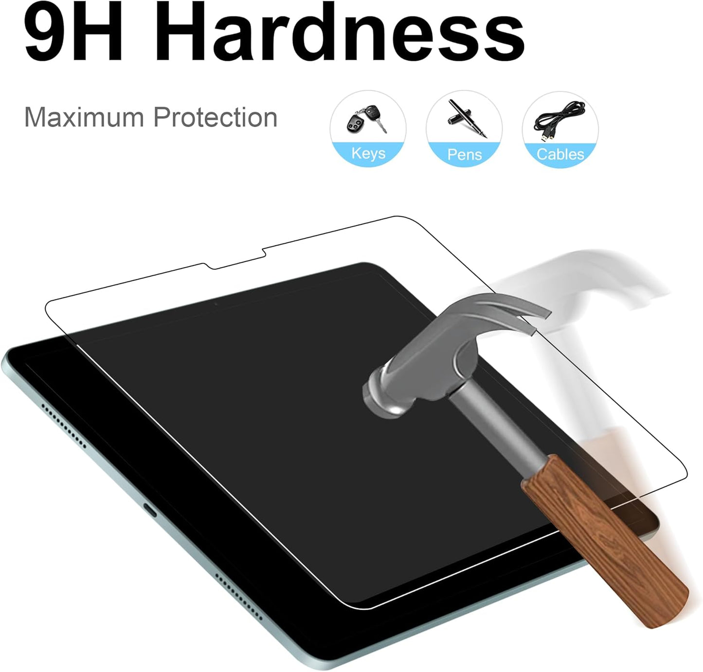 Megoo Paper Glass Screen Protector for iPad Pro 13 inch (2024 M4), Matte for Writing and Drawing, Anti-Glare, Easy Installation, Case Compatible, 2-Pack