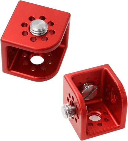 Block 3/8" Thread Bracket Lock Mounting Adapter Right Angle for ARRI Sony RED Camera Lens Motor Teradek Wireless Red