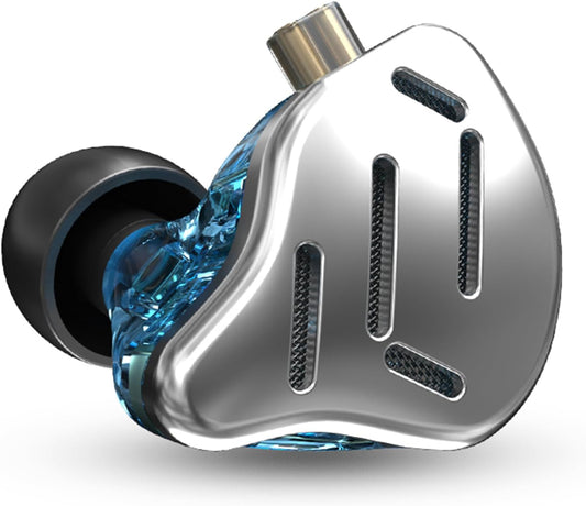 CCA KZ Zax in Ear Monitor Headphones 16 Units 7BA 1DD Hybrid Drivers HiFi IEM Earphones High Clarity Metal Gaming Earbuds with 2 Pin Detachable Cable
