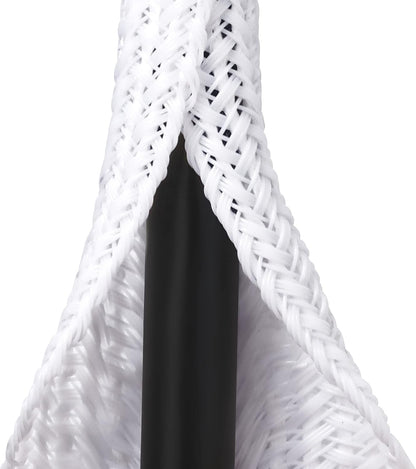 20ft - 1/4 inch White Cable Sleeve, Cable Organizer for Desk PC TV Computer, Wire Protector Cable Wrap Cover, Cord Management for Home Office