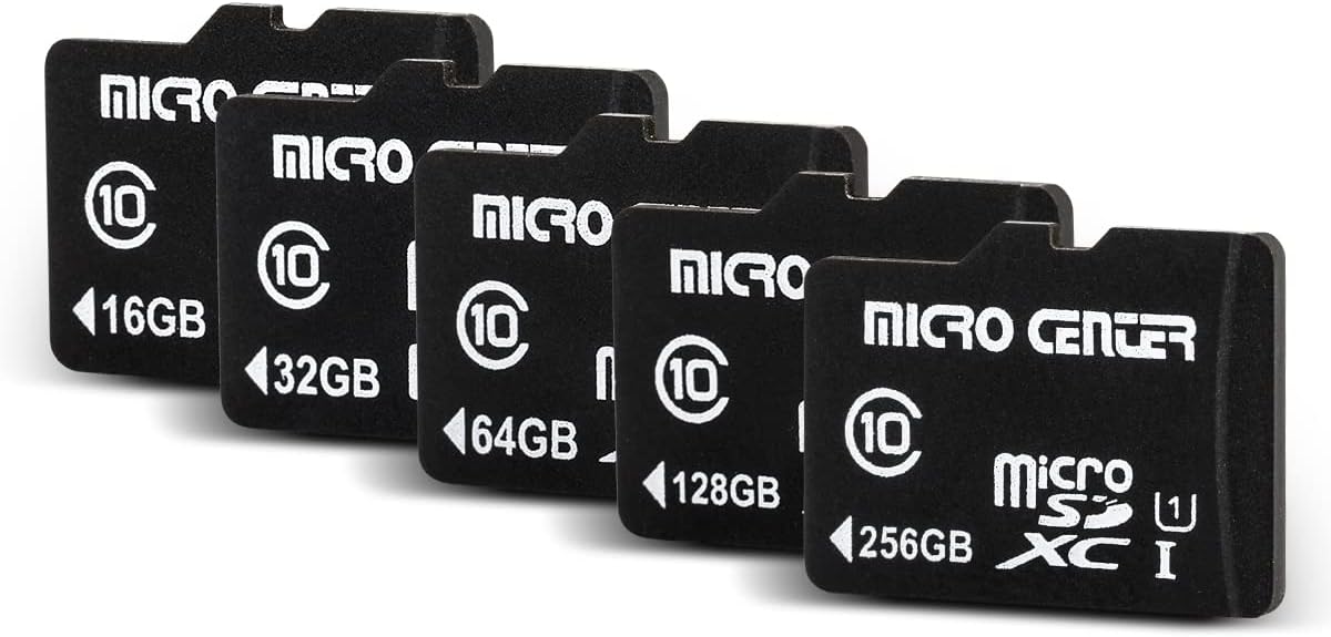 Micro Center 64GB Class 10 Micro SDXC Flash Memory Card 20 Pack with Adapter for Mobile Device Storage Phone, Tablet, Drone & Full HD Video Recording - 80MB/s UHS-I, C10, U1 (20 Pack)