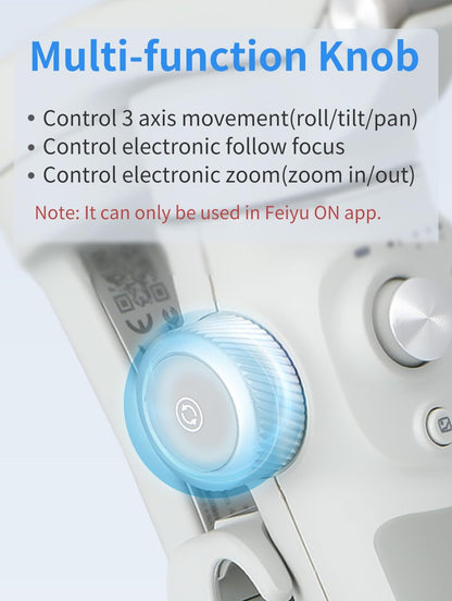 FeiyuTech VB 4SE Gimbal Stabilizer for Smartphone,Foldable Phone Gimbal for Video Recording,Gesture Control,Fit iPhone&Android, iPhone Stabilizer for YouTube,TikTok,Vlog,Live Stream,Max 0.69lb