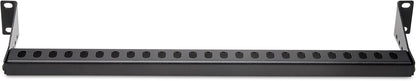 StarTech.com 1U Rack Mountable Cable Lacing Bar w/Adjustable Depth, Cable Support Guide for Organized 19" Racks/Cabinets, Horizontal Cable Guide for Patch Panels/Switches/PDUs (12S-Cable-Lacing-BAR)