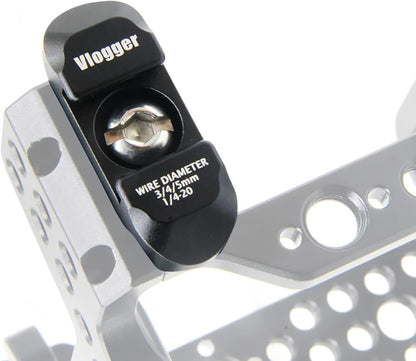 HDMI/SDI/USB-A/USB-C/Type-C Cable Clamp,Support 2~6 mm(0.07"~0.27") Diameter Cable,Compatible with Camera cage for Sony/Nikon/Canon/FUJIFILM