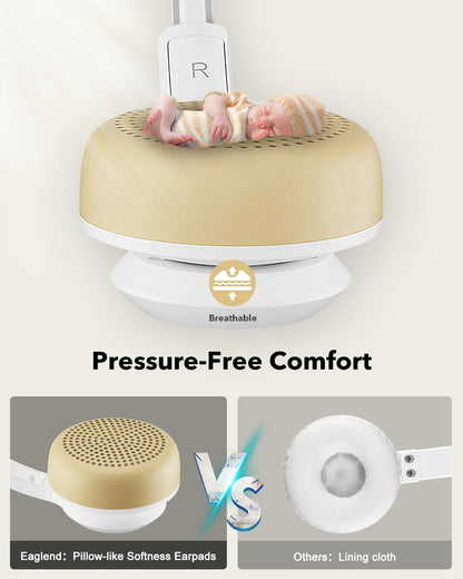 USB Headset with Microphone for PC, On-Ear Computer Laptop Headphones with Noise Cancelling Mic in-line Control for Home Office Online Class Zoom (USB+3.5mm, White)