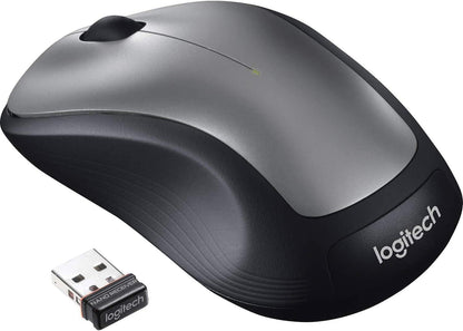 Logitech MK335 Quiet Wireless Keyboard and Mouse Combo - Black/Silver Keyboard and Mouse Combo Wireless, Ambidextrous