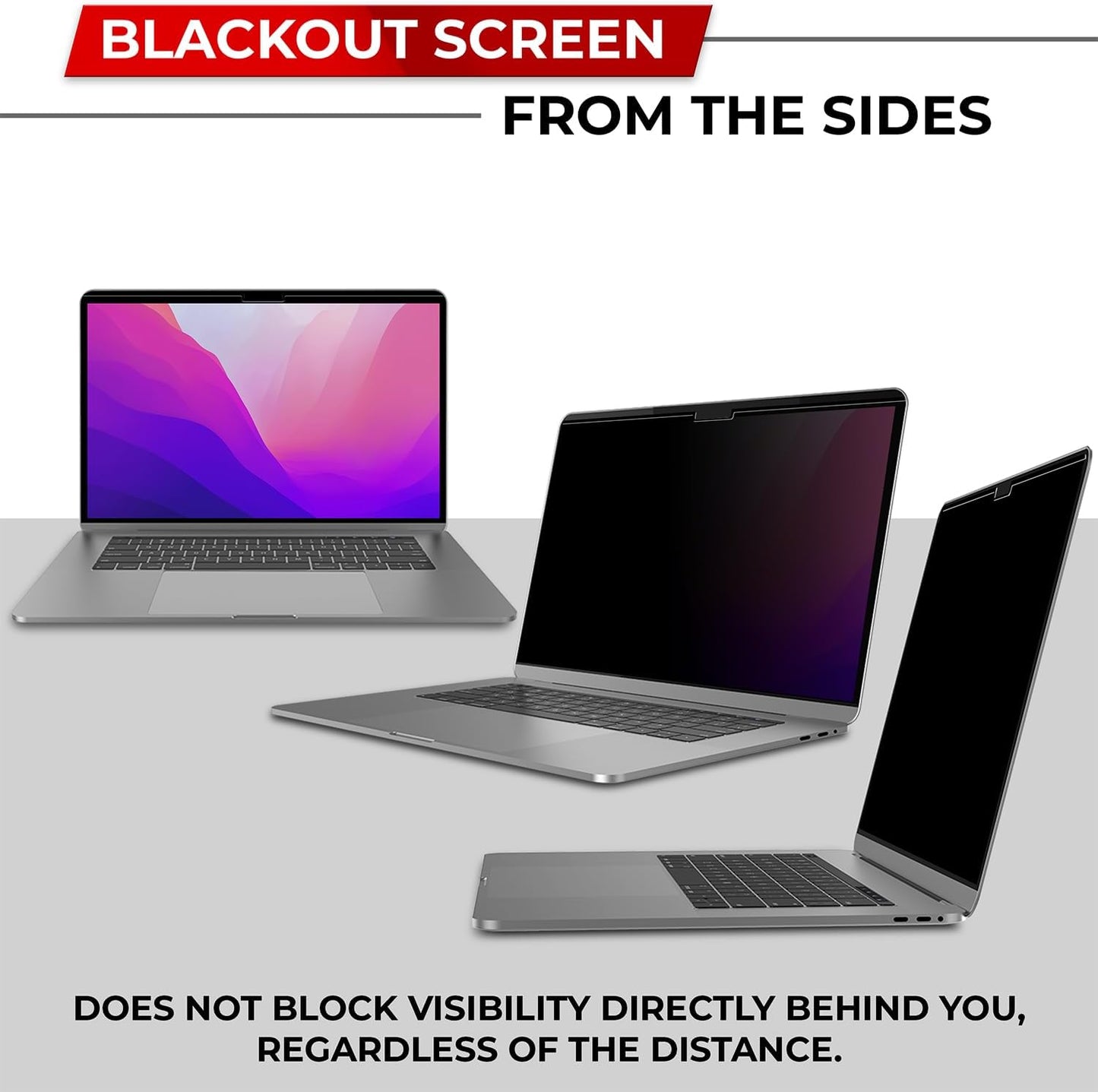 Magnetic Privacy Screen for MacBook Air 13 Inch (2018, 2019, 2020, 2021, M1) Removable Laptop Privacy Filter Shield and Protector