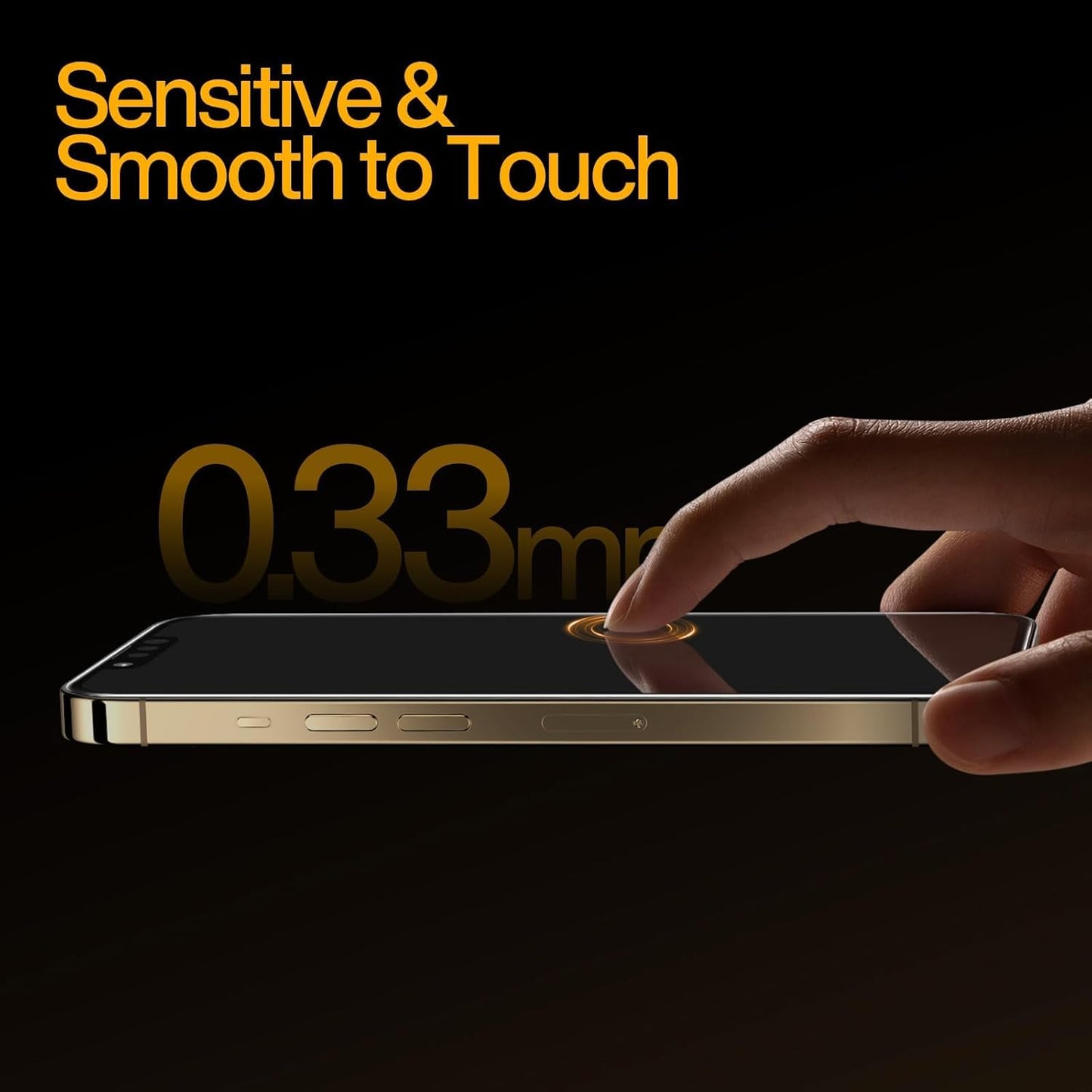 SMARTDEVIL 2 Pack Screen Protector for iPhone 15 (6.1 Inch) Tempered Glass, HD Clear Film, Easy Installation, Dust-Free & Bubble-Free