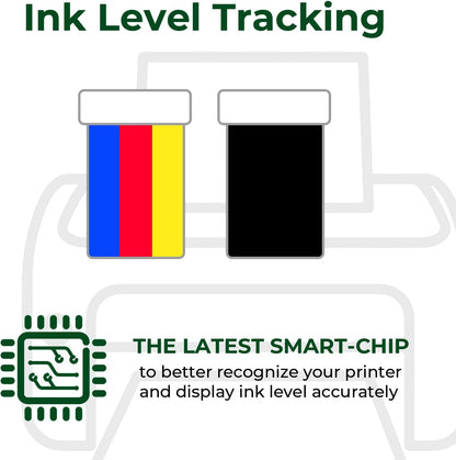 COLORETTO 910XL Ink Cartridges for HP Printers for HP 910 Ink HP910 Compatible for OfficeJet Pro 8015e 8025e 8028e 8010 8025 8020 8020e 8035 8028 8015 8022 Printer Cyan Magenta Yellow 4 Pack