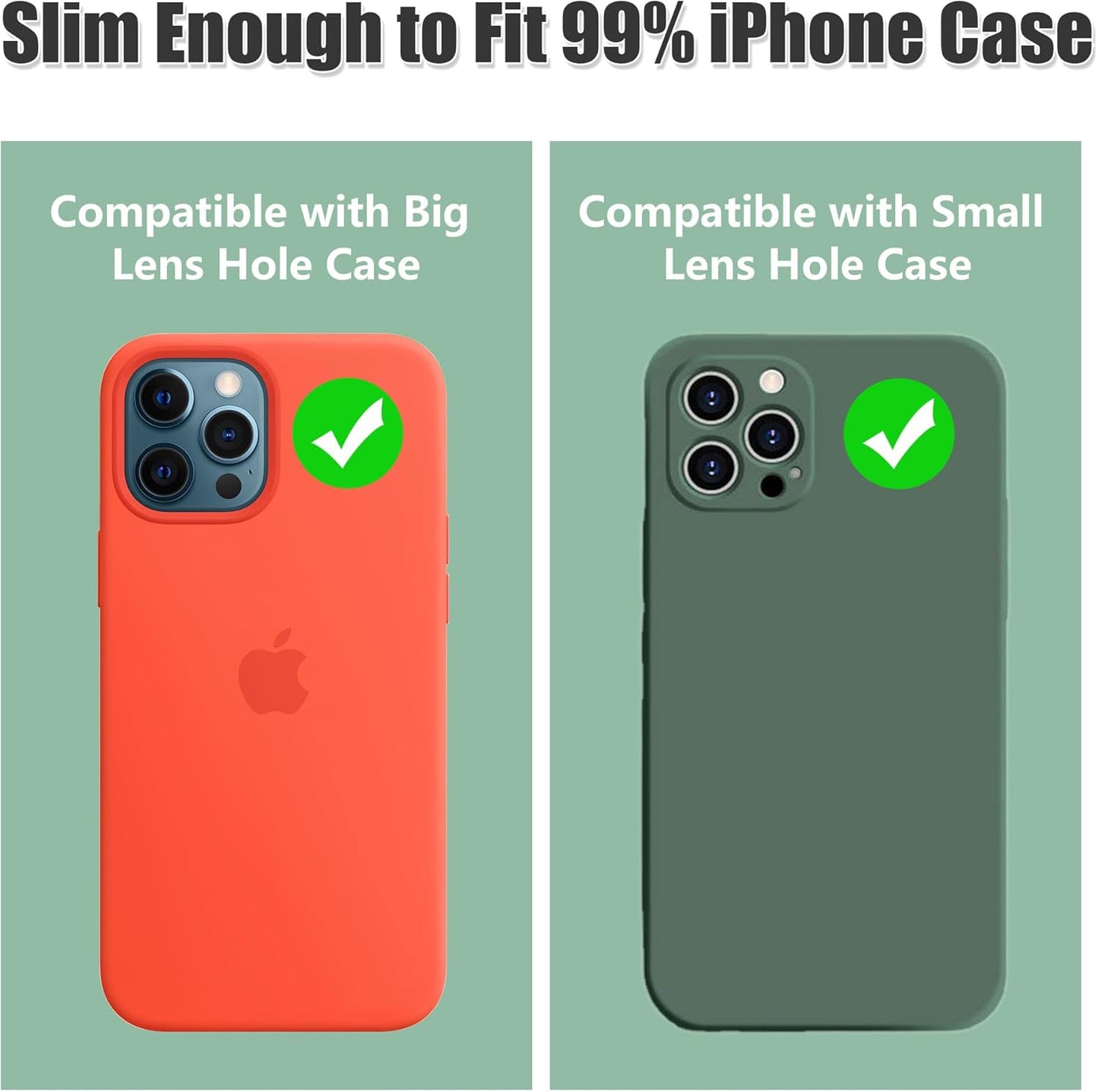 AGVEE 3+3 Camera Lens Protector for iPhone 15 Pro 6.1" / 15 Pro Max 6.7", Brushed Metal Ring 9H Tempered HD Glass Camera Protector Cover Film, Black