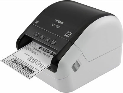 Brother QL-1100 Wide Format, Postage and Barcode Professional Thermal Monochrome Label Printer, Black