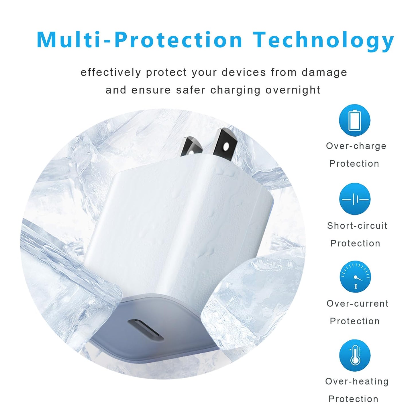 iPhone 14 Charger,Fast Charger iPhone [MFi Certified]Type C Charger USB C to Lightning Cable 20W Fast Charging Adapter Block for iPhone 14/14 Pro/13Pro Max/iPhone 12 Mini/12 Pro Max/11/XS/XR/X/SE/iPad