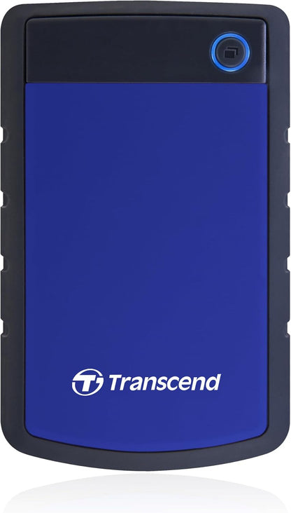 Transcend 1TB USB 3.1 Gen 1 StoreJet 25H3B SJ25H3B Rugged External Hard Drive TS1TSJ25H3B Blue