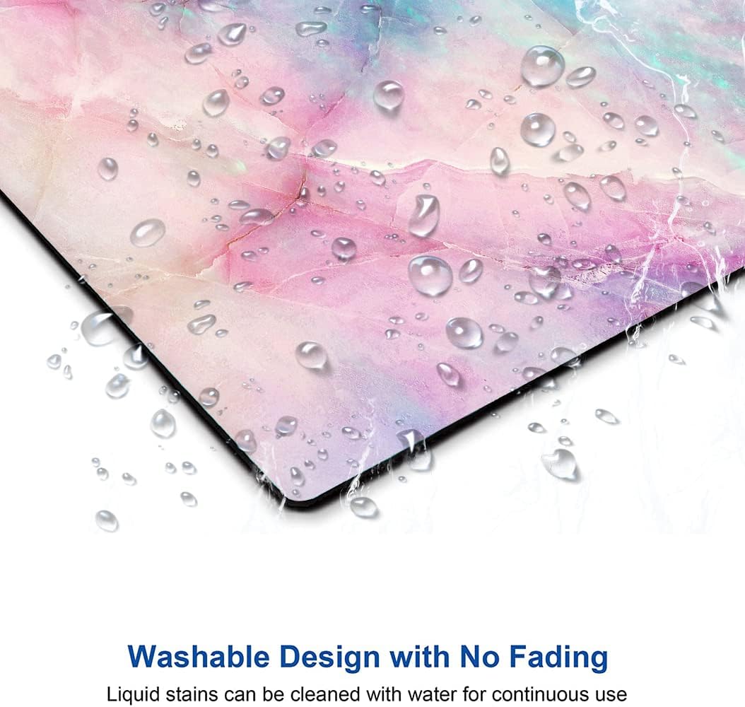 Mouse Pad, Premium-Textured Mouse Mat, Non-Slip Rubber Base Mousepad for Laptop, Computer & PC,9.5×7.9 in,Dream Marble