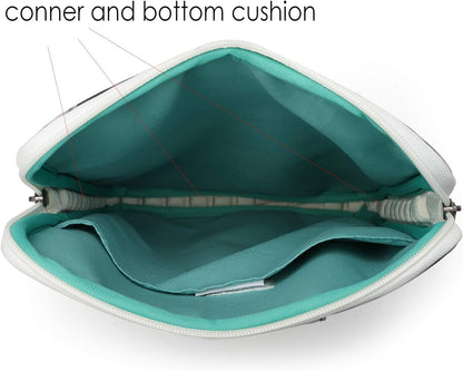 Canvaslove Cactus Corner and Bottom Rebound Bubble Cushioned Laptop Sleeve Bag case with Pockets and Handle For Macbook 14 inch,Surface Laptop 14.4 inch and 14 inch laptop