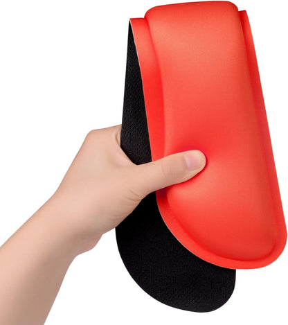 Dapesuom Enlarge Keyboard Wrist Rest, Memory Foam Wrist Cushion for Desk Mats Support, Cute Typing Pain Relief Keyboard Mouse Pad Rests Set with Non-Slip Base for Gaming Laptop Office Computer, Red