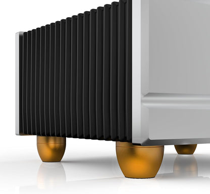 Audiocrast 4X HiFi Speaker Stand Feet Spike Pads Speaker Vibration Damper 30x33mm Aluminum Resonance Reduce Shock Absorber Floor Protector for Audio Speaker Amp Turntable