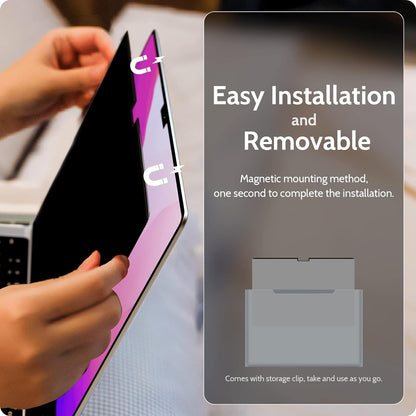 Magnetic Privacy Screen for MacBook Pro 16 Inch (2021-2025, M1, M2, M3, M4), 16inch Removable Matte Anti Blue Light Glare Private Filter Protector for Mac Pro 16.2" Laptop