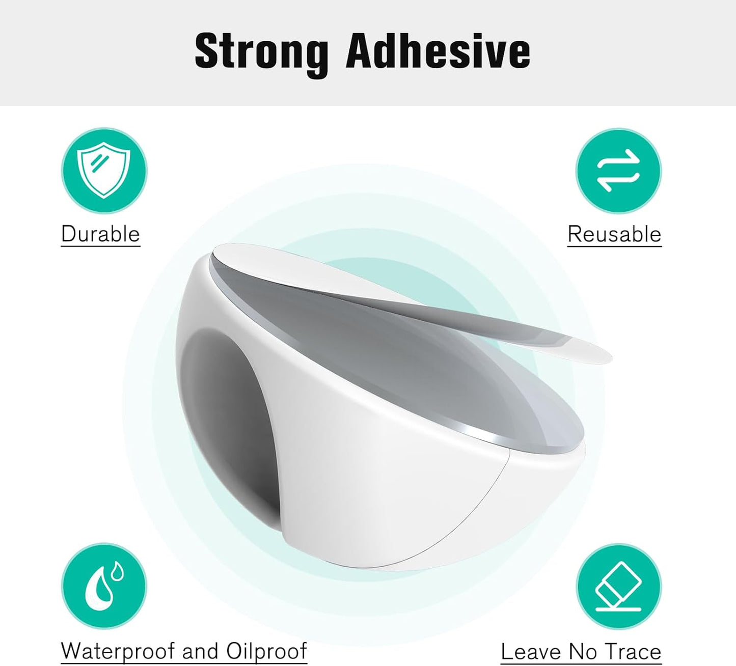 12 Pack Cable Clips, Znben Wire Organizer Holder Adhesive Cord Management Charger Wire Holder Clips for Desk, Home, Office, Car, Cubicle, Nightstand White