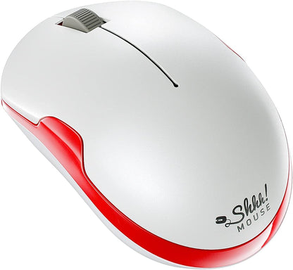 – Wireless Silent Optical Mouse with USB Receiver and Batteries – Cordless, Portable, Quiet Click Mouse for PC, Laptop, Chromebook, Computer