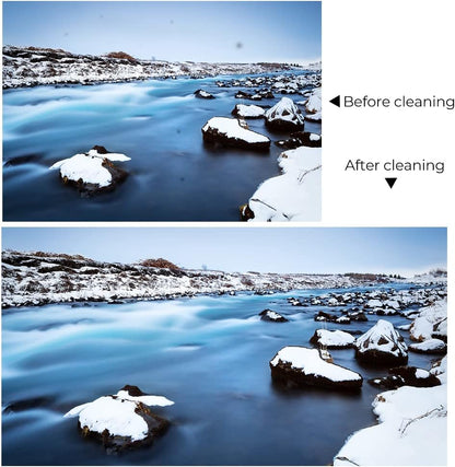 K&F Concept APS-C Sensor Cleaning Kit - 16pcs Swabs, 20ml Cleaner & Gloves, Camera Lens Cleaning Kit for CMOS & CCD Sensors