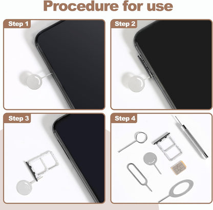 13 Pcs Sim Card Removal Tool Sim Card Tool Sim Ejector Tool iPhone Sim Card Removal Tool Sim Eject Tool Smooth and Burr-Free for All Cell Phones