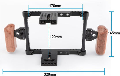 CAMVATE Camera Cage for DSLR 5D Mark III and Mark II - 1344