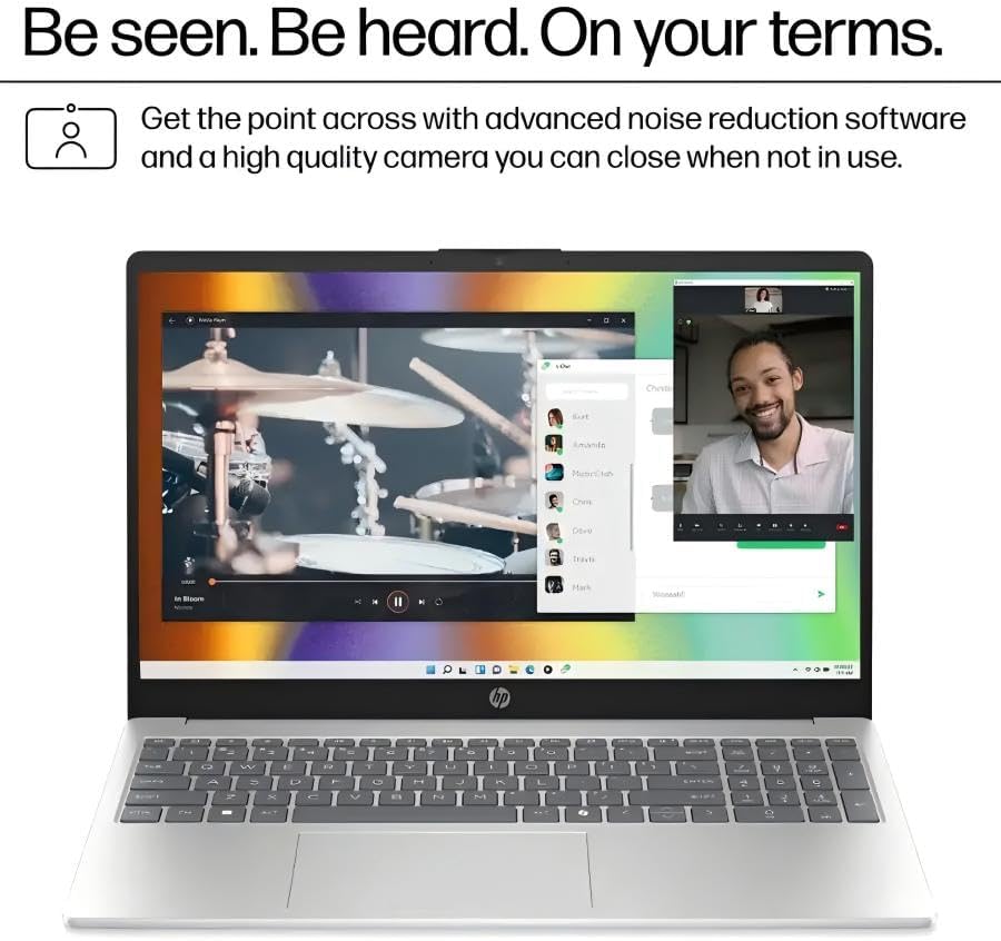 HP 15.6 Touchscreen Laptop Computer for Business, Intel 13th Gen i7-1355U(Up to 5.0 GHz), 15.6" FHD Touch Screen, 16 GB RAM, 1 TB SSD, Iris Xe GPU, Wi-Fi 6, HD Webcam, Windows 11 Pro, w/Accessories