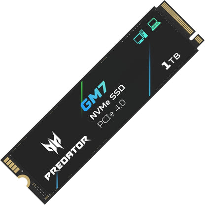 acer Predator GM7 1TB SSD: M.2 2280 PCIe Gen 4 x4 NVMe 2.0, Read Speed Up to 7400 MB/s, Internal PC Solid State Drive for Laptop, Desktop and PS5