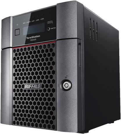 BUFFALO TeraStation 5420DN 4-Bay Business Desktop NAS 16TB (2x8TB) with Hard Drives Included RAID iSCSI Network Storage File Server