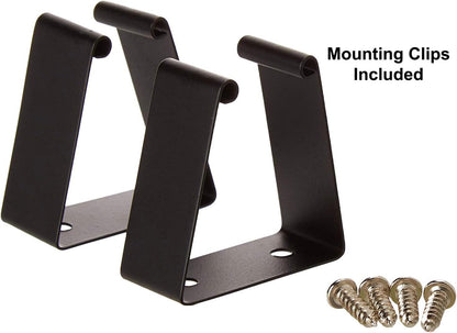 9 Black Verticle Outlets 6 Feet Power Cord Heavy Duty Metal Surge Protector Power Strip