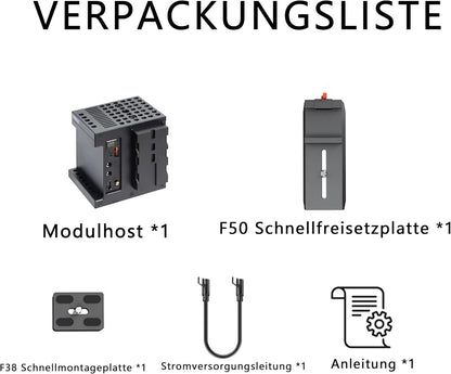 Camera Expansion cage Modular Camera Cooling Fan Cage Expansion Kit for DSLR Cooling/Mirrorless Accessories Installation