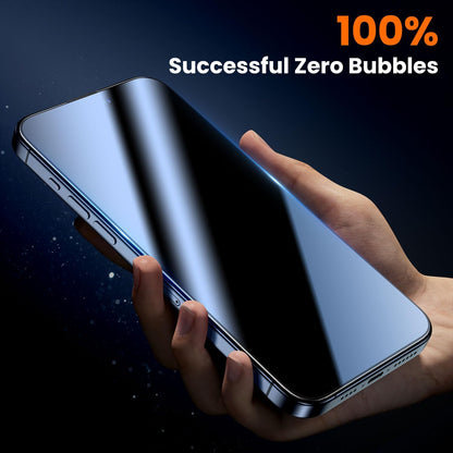 UniqueMe for iPhone 15 Plus Screen Protector - [Military Grade Shatterproof & 9H+ Hardness] Screen Protector 15 Plus Tempered Glass Full Coverage Protection, Easy Installation, 2 Packs