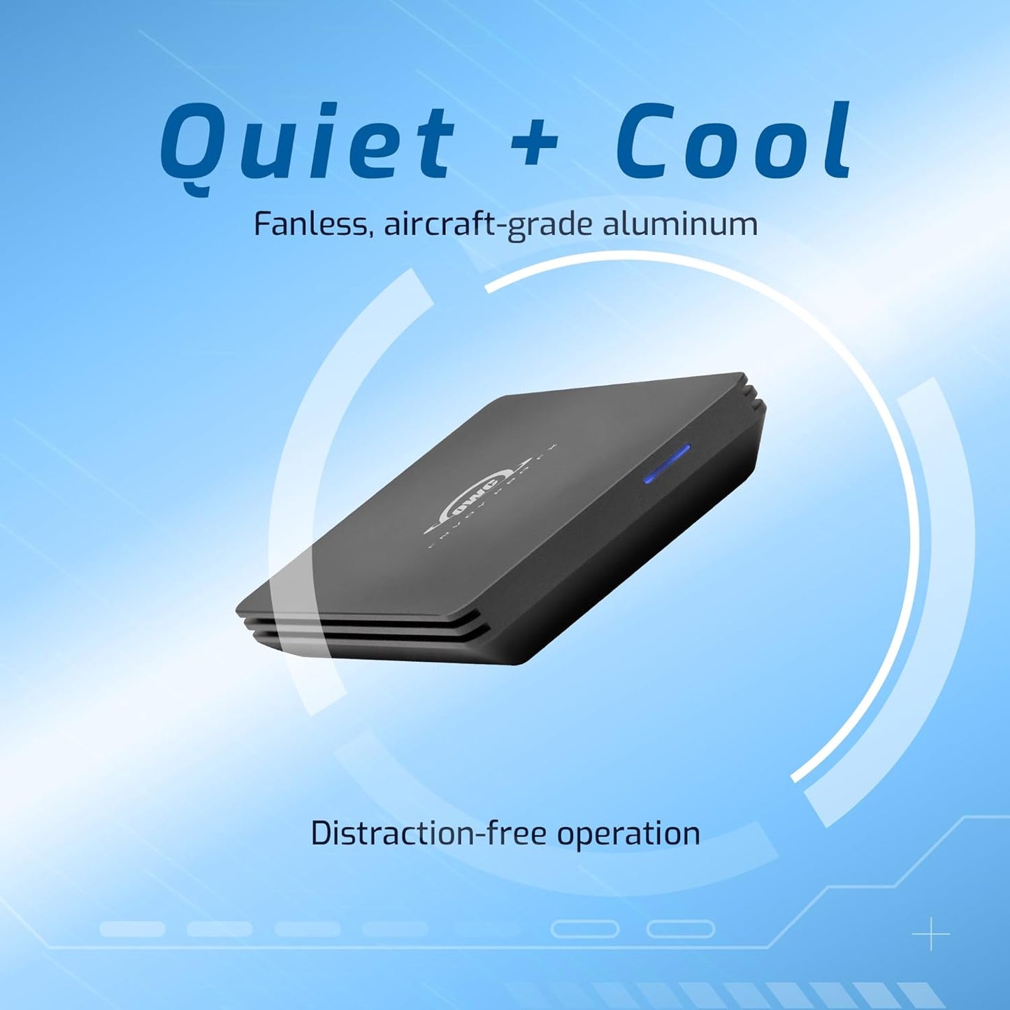 OWC 1TB Envoy Pro FX Portable Rugged External NVMe M.2 SSD Drive Thunderbolt 3, USB3.2 USB-C, up to 2800MB/s speeds, Drop/Shock Resistant Compatible with Mac and PC