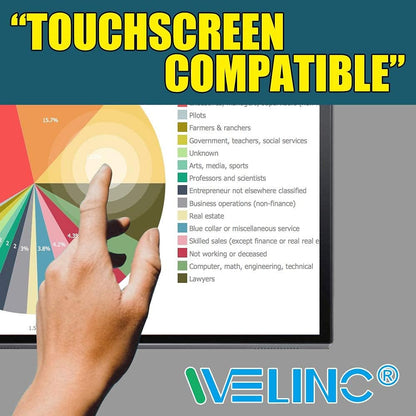 17.3 Inch - 16:9 Aspect Ratio - Laptop Privacy Screen Filter for Widescreen Laptop - Notebook - Anti-Glare - Anti-Scratch Protector Film - We Offer 2 Different 17" Filter Sizes