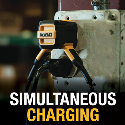 DEWALT 2-Port USB Wall Charger + 6 FT Type C to USB Cable, Dual 5V/2.1A Power AC Adapter w/Fast Charging Cord Type C, Fast Charging Block Cube for iPhone 15/14/13 Pro Max Samsung Galaxy Google Pixel